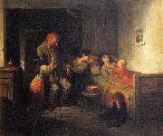 Charles De Groux The drunkard oil on canvas